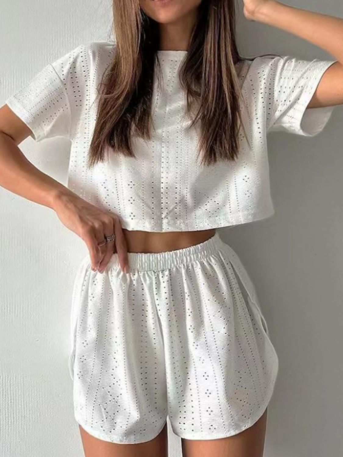 Nelia Top and Shorts Set