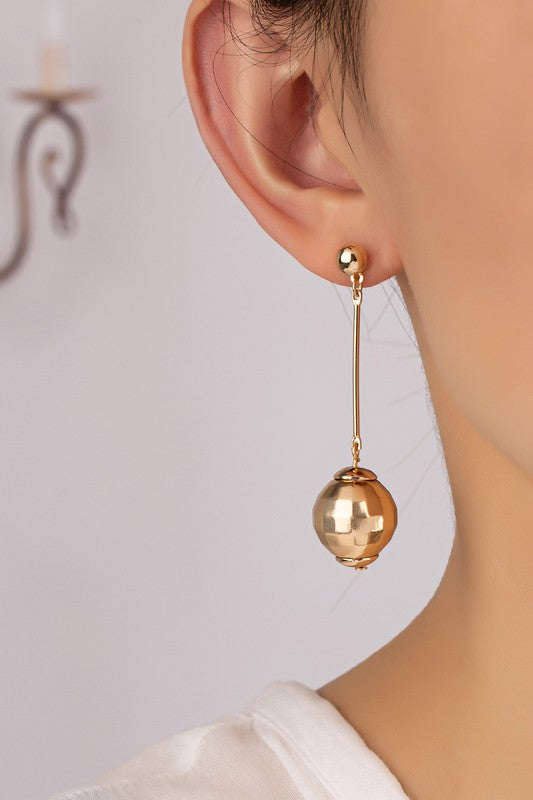 Disco ball earrings