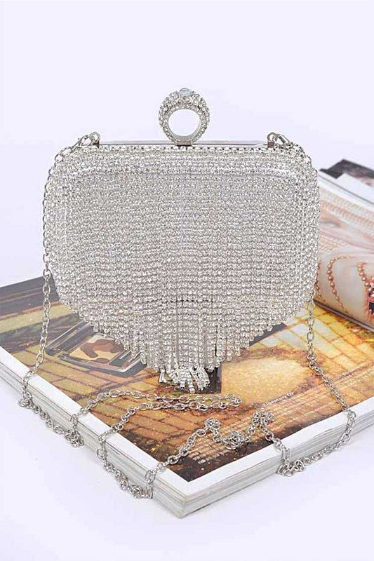 Rhinestone Convertible Clutch