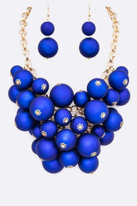 Matted Beads Necklace Set