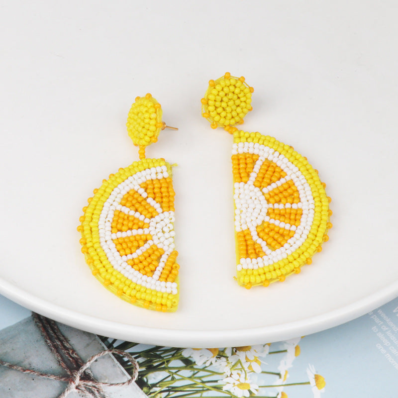 Orange Earrings