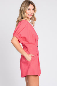 July Linen Romper