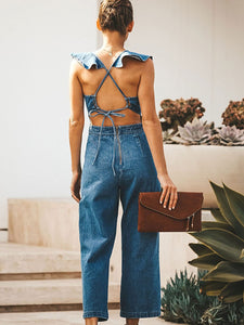 Barbara Denim Jumpsuit