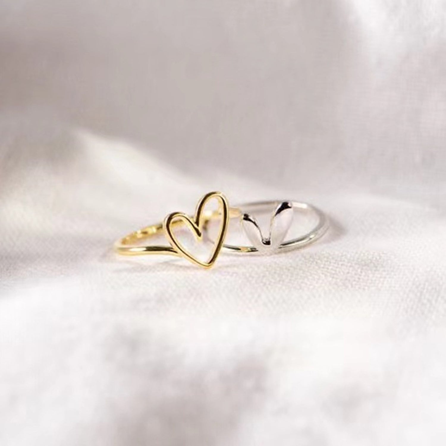 Heart Shape Irregular Ring