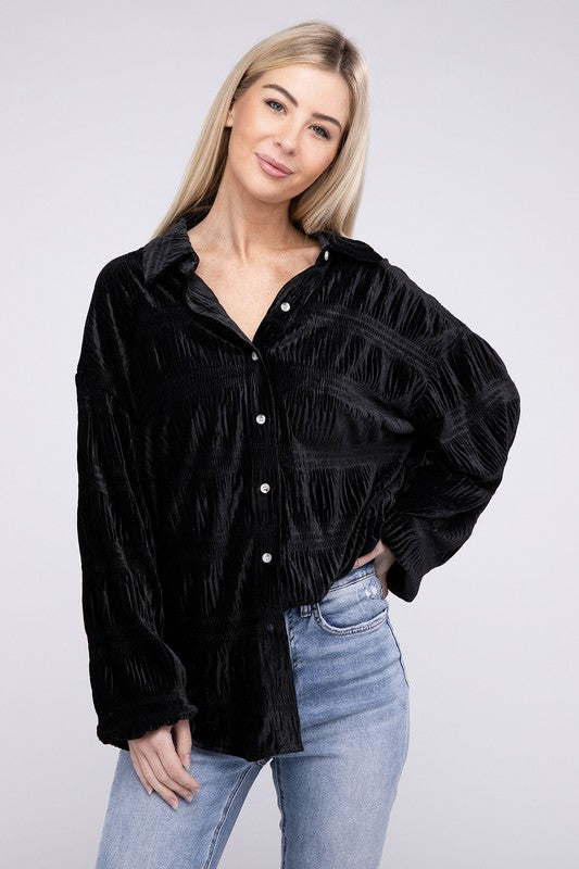 Viota Velvet Shirt