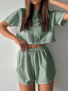 Nelia Top and Shorts Set