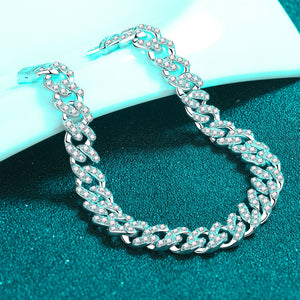 Moissanite 925 Silver Bracelet