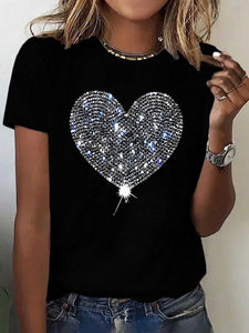 Glitter Heart T-Shirt