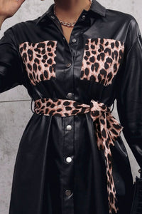 Leopard Trench Coat