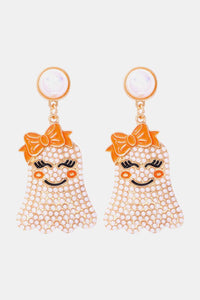 Smiling Ghost Pearl Earrings