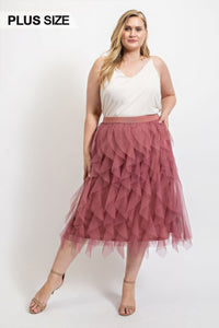 Jovana Plus Midi Skirt