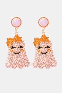 Smiling Ghost Pearl Earrings