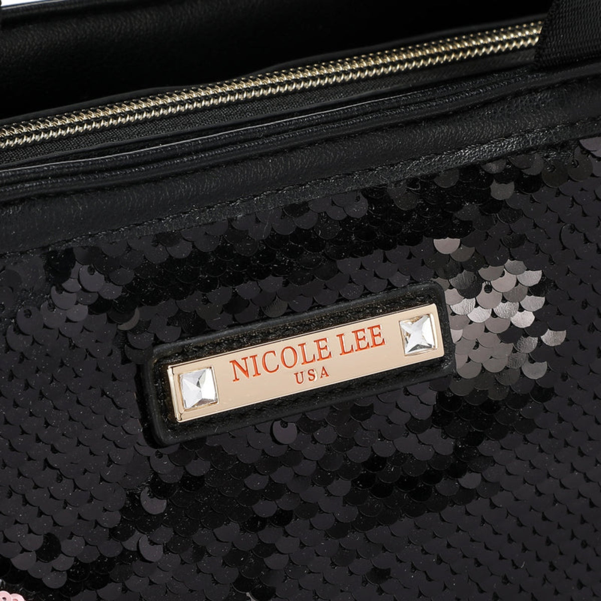 Nicole Lee Sequin Patch Tote