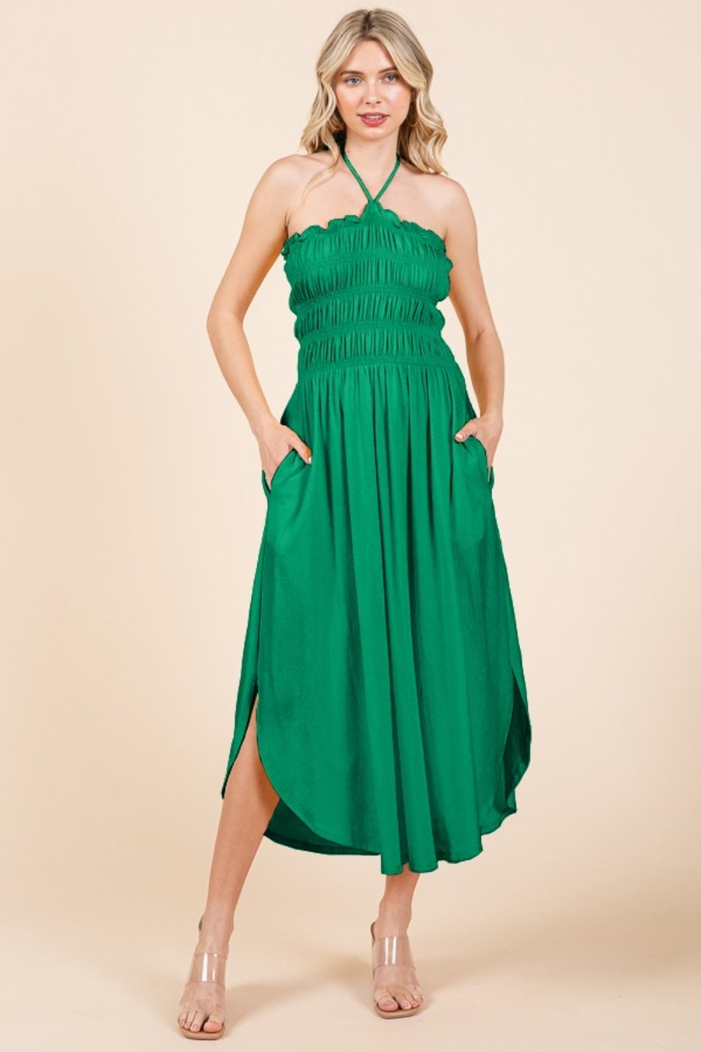 Samira Green Dress