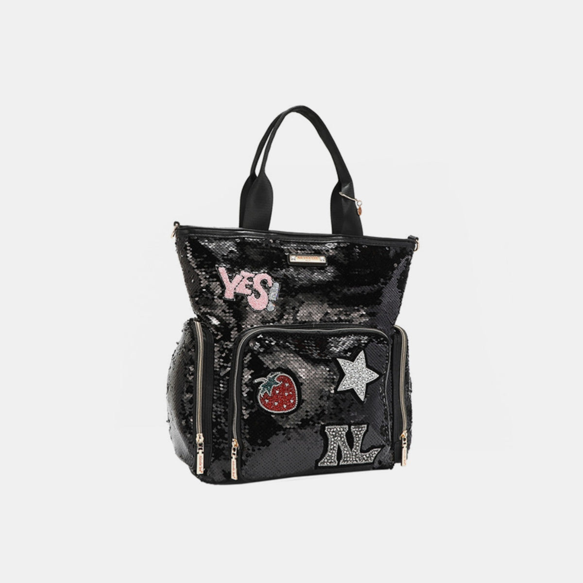 Nicole Lee Sequin Patch Tote