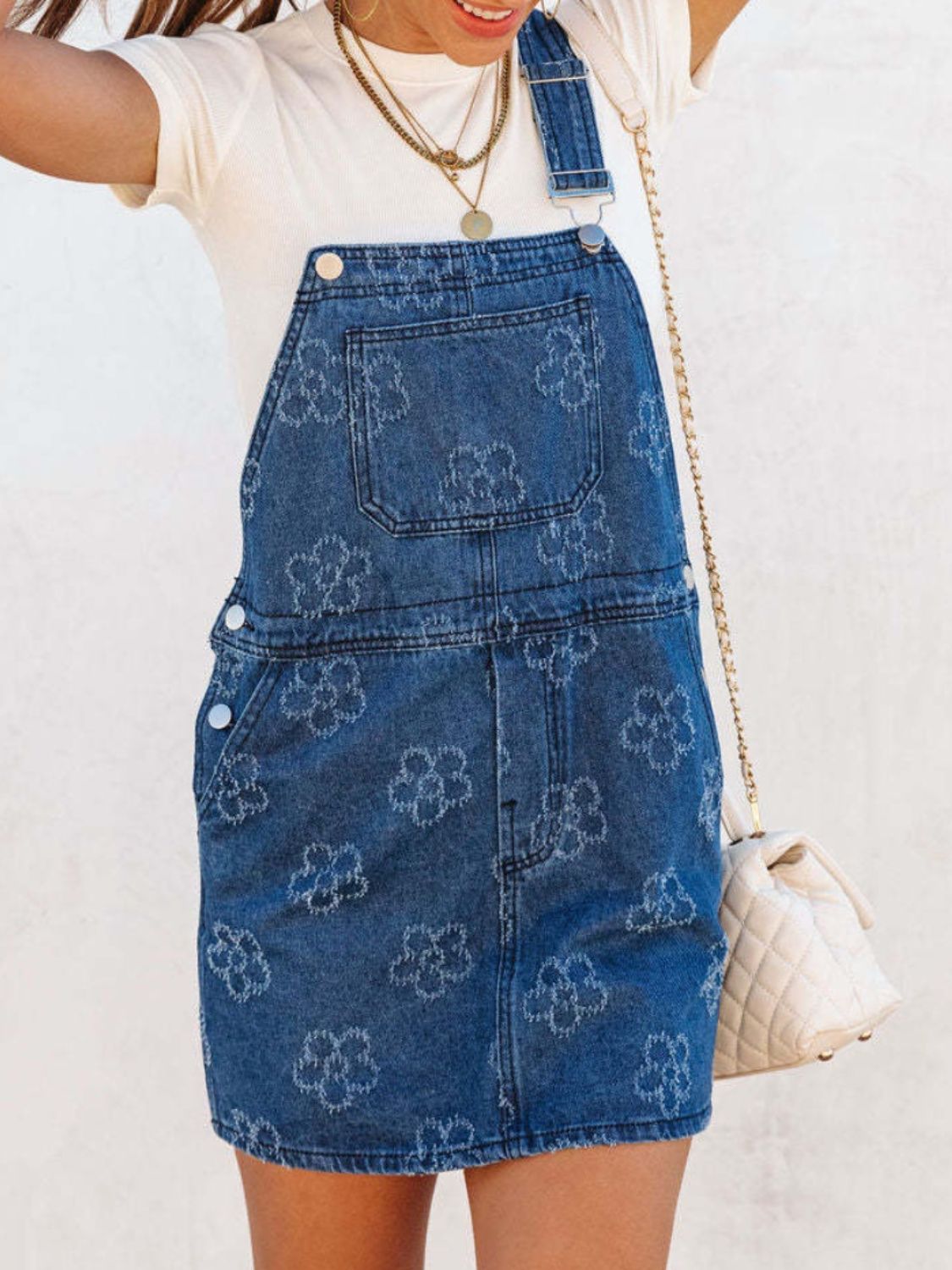 Adara Denim Overall Dress