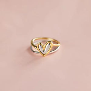 Heart Shape Irregular Ring