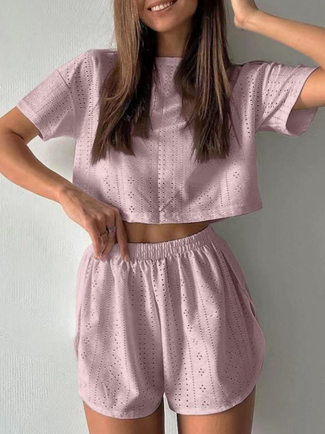 Nelia Top and Shorts Set