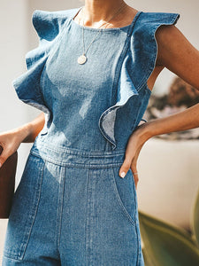 Barbara Denim Jumpsuit