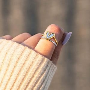 Heart Shape Irregular Ring