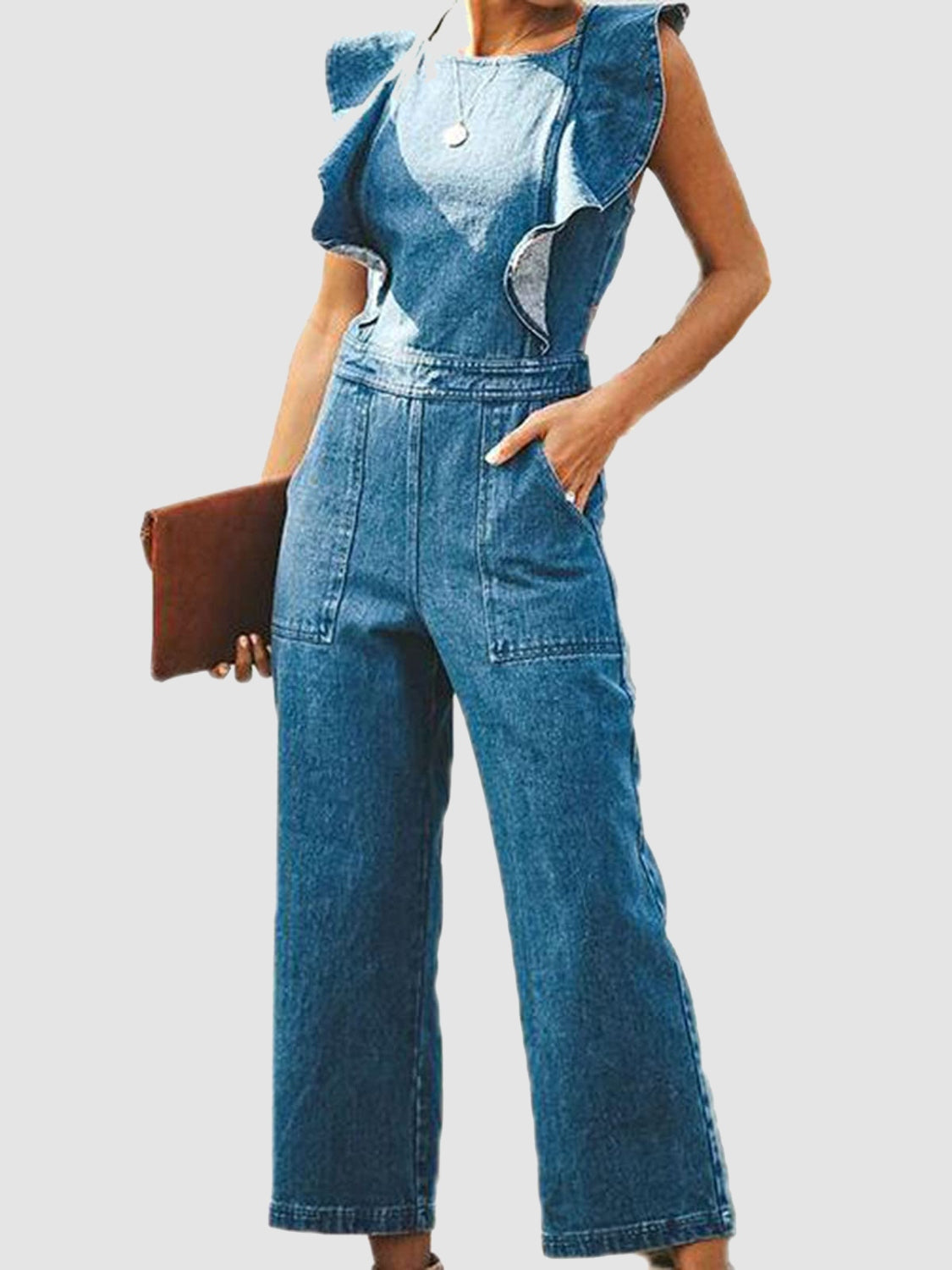 Barbara Denim Jumpsuit