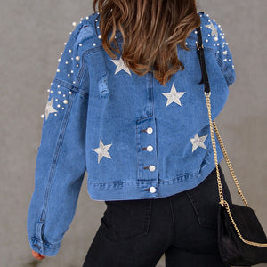 Bead Denim Jacket