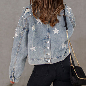 Bead Denim Jacket