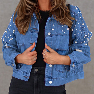 Bead Denim Jacket