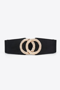 Circle Buckle Elastic Belt