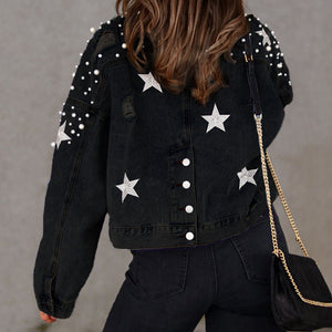 Bead Denim Jacket