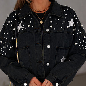 Bead Denim Jacket