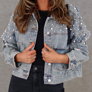 Bead Denim Jacket