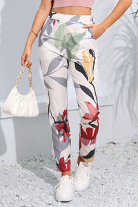 Floral Cropped Pants